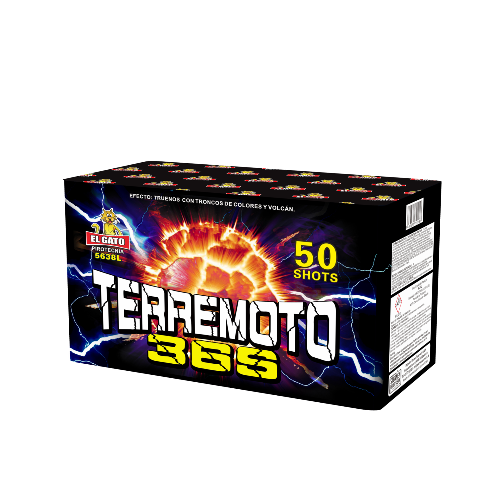 El Gato Vuurwerk Terremoto 36S